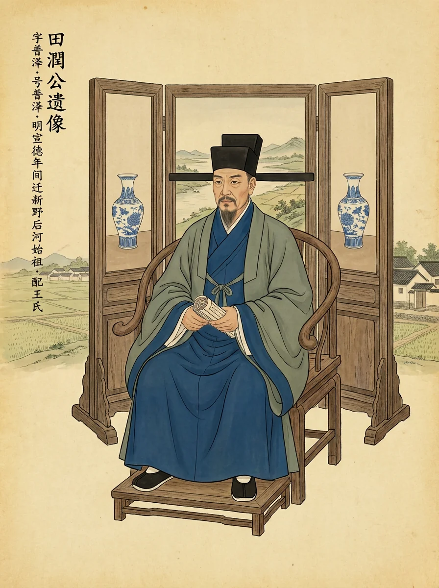 田潤公（明初迁新野始祖）