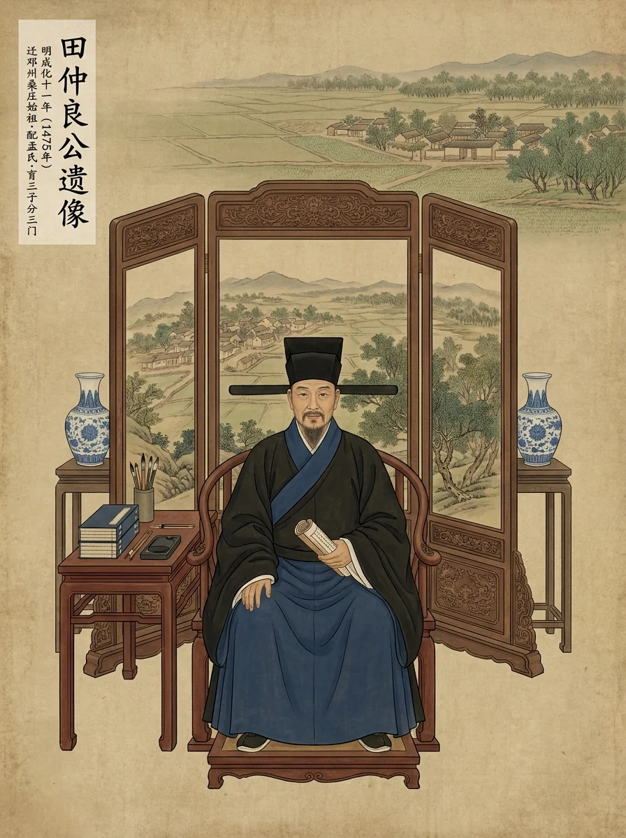 田仲良公（邓州桑庄田营田氏始祖）